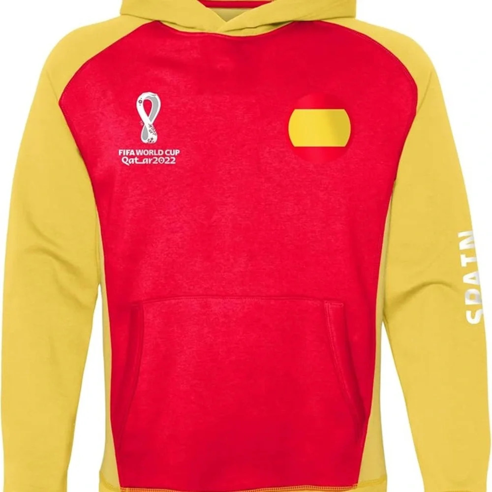 Outerstuff Unisex Youth FIFA World Cup Contrast Raglan
Tech Fleece Hoodie size S - Picture 2 of 8